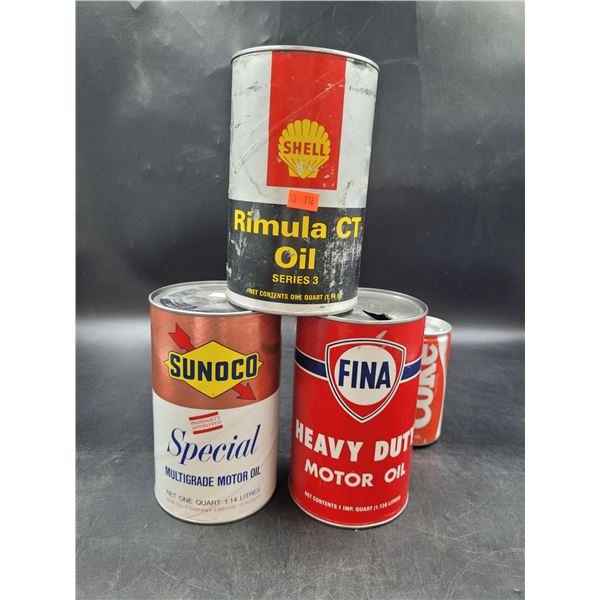 Vintage Motor Oil Cans