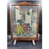 Image 1 : Antique Needlepoint Fire Screen