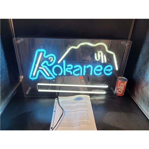 Light Up Neon Kokanee Sign