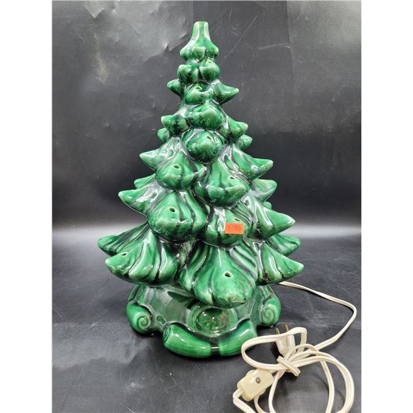 Vintage Ceramic Light Up Christmas Tree