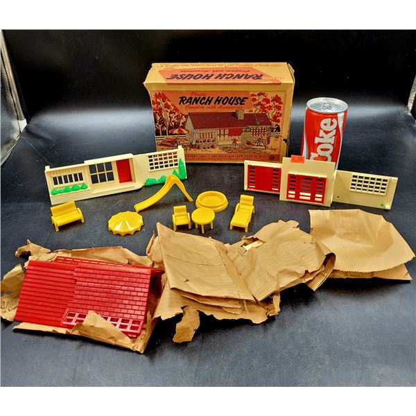 Louis Marx & Co. Inc. Plastic Ranch House