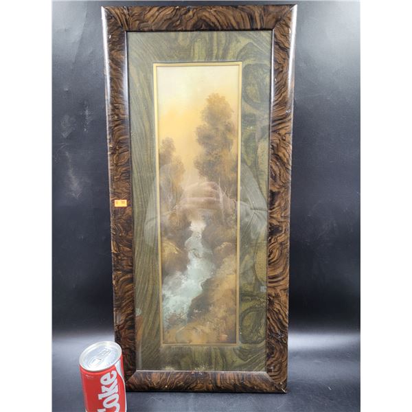 Framed & Matted Waterfall Print