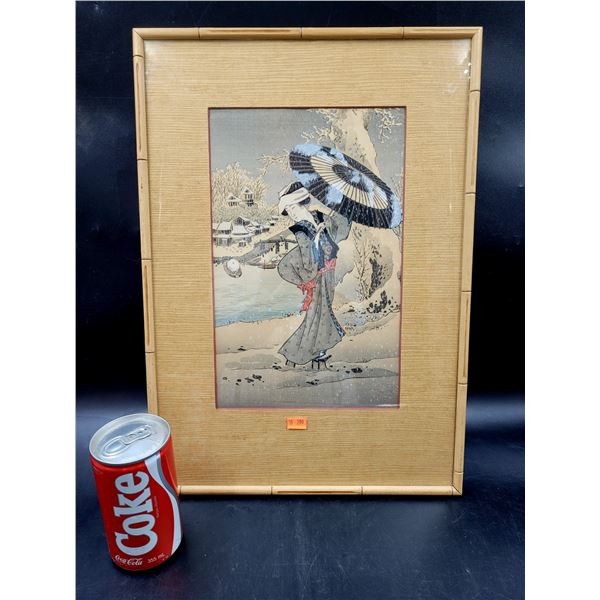 Framed Japanese Print