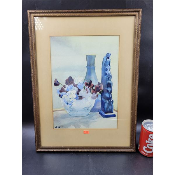 Vintage Framed & Matted Print