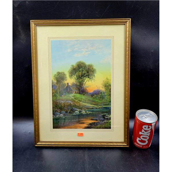 Framed & Matted Landscape Print