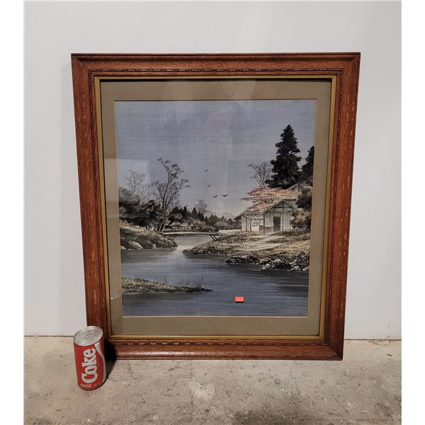 Original Painting on Material