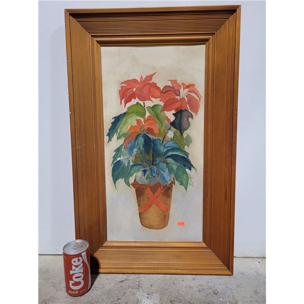 Original Watercolor Plant Painting