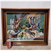 Image 1 : Framed Needlepoint Picture