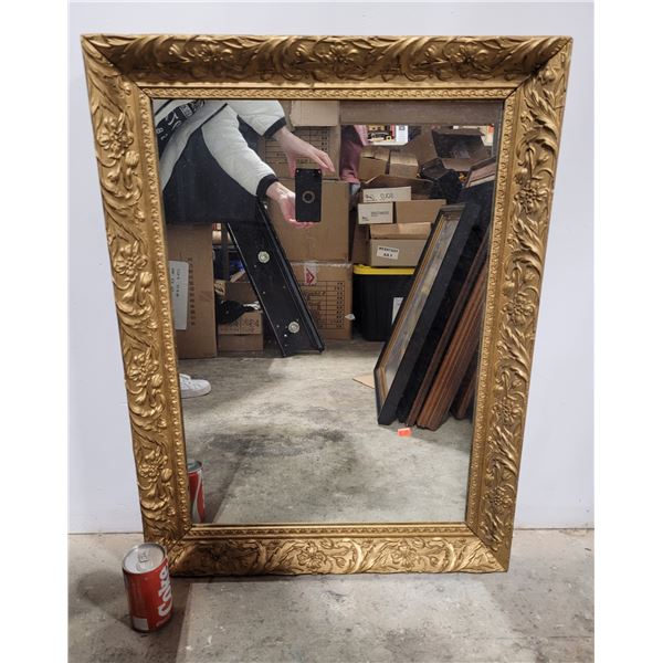 Gold Ornate Wall Mirror