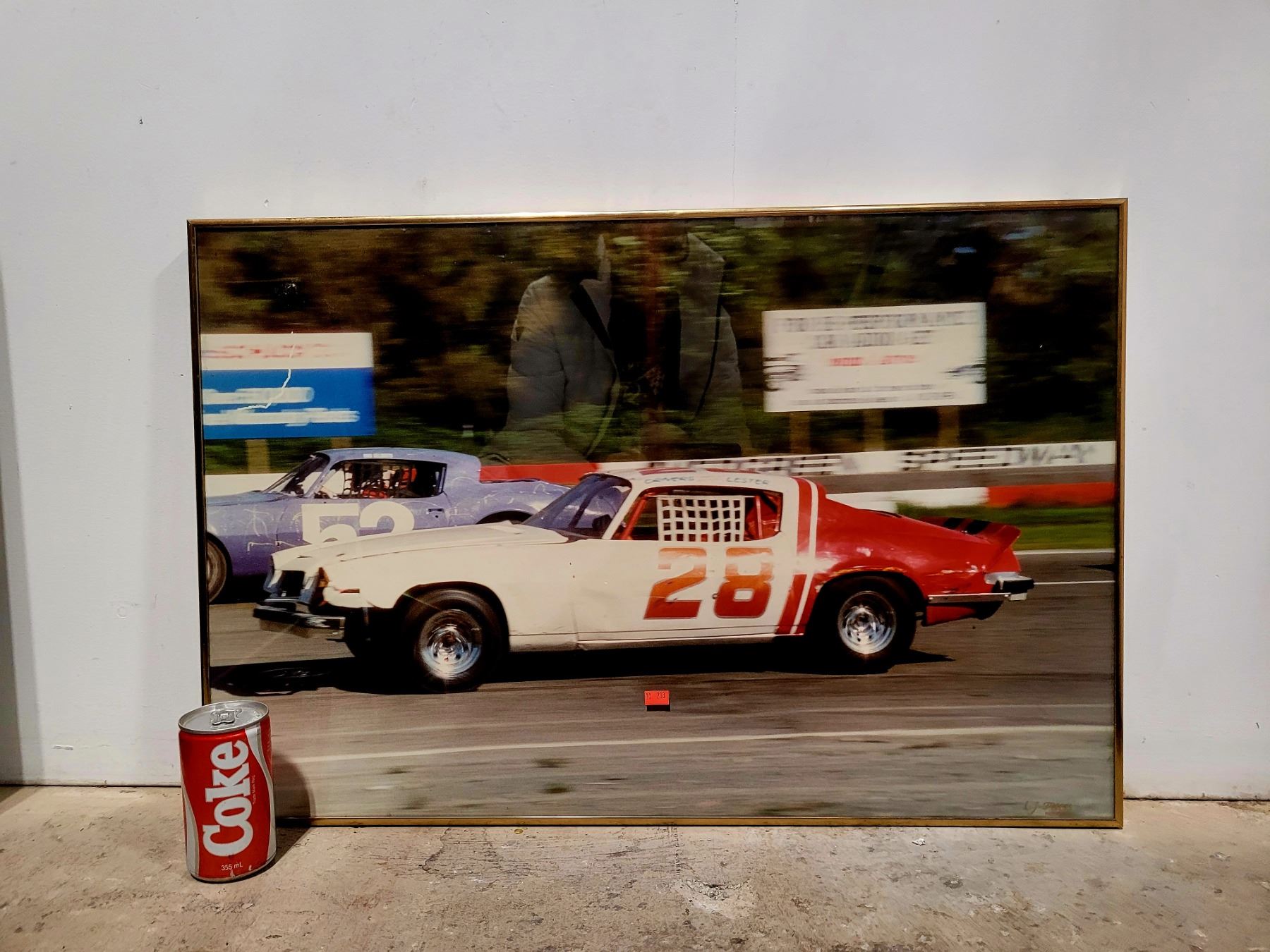 Framed Racing Poster