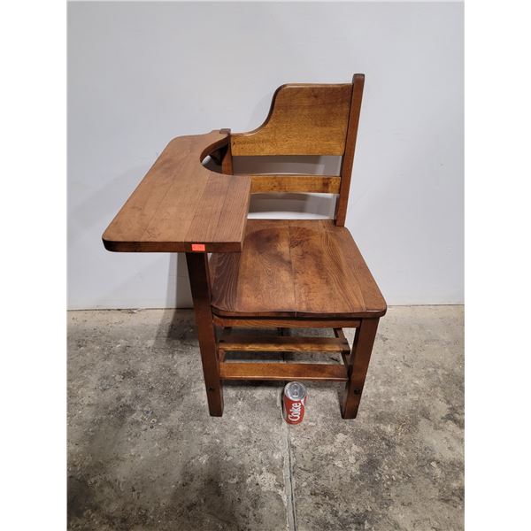 Vintage Oak School Desk