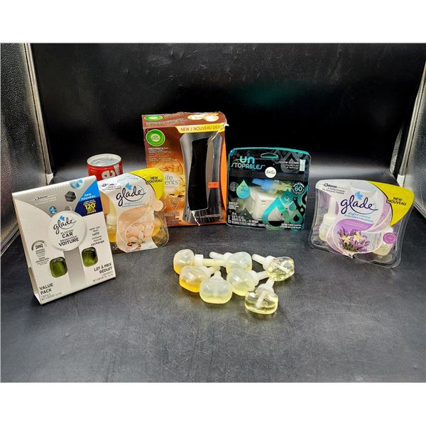 Glade Essential Oils Plug-Ins, Car Plug-ins & Air Wick Freshmatic Automatic Spray Mistifier