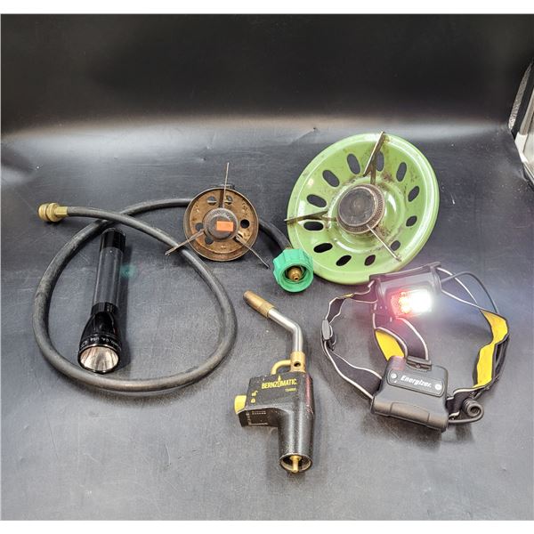 Propane Hose, Burners & Camping Lot