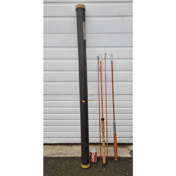 Fishing Rod Lot w/ Case