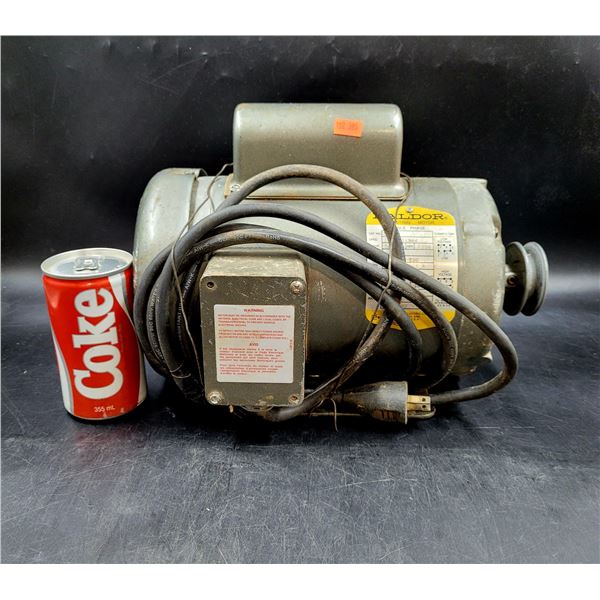 Baldor L-3509 Single Phase Electric Motor