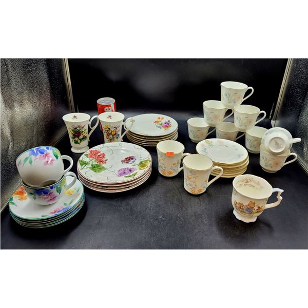 Assorted Bone China Lot (Royal Doulton, Royale Garden, etc.)
