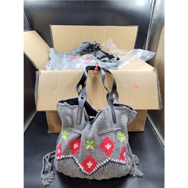 Lot of Knitted Handbags