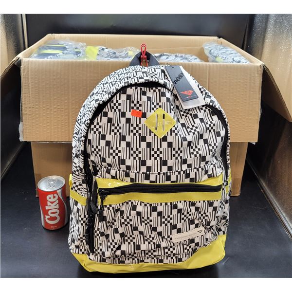 Lot of Yellow & Black Backpacks