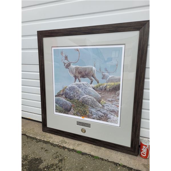 Signed & Numbered "George River - Caribou" Print by Robert Bateman