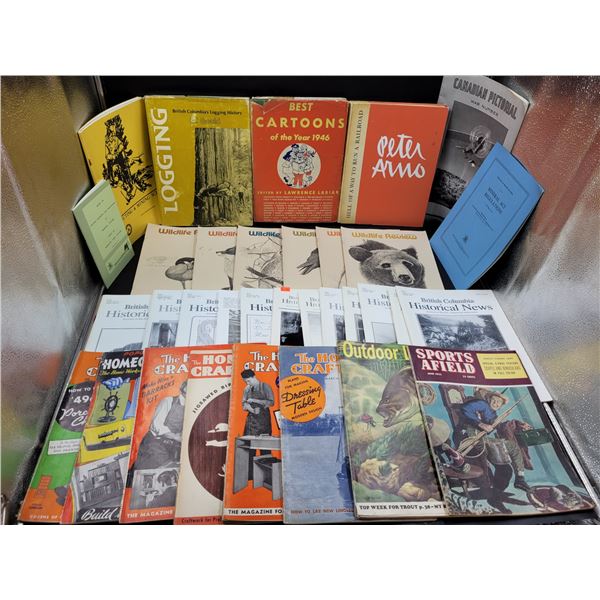 Vintage Books & Magazines (Cartoons, History, Outdoor, etc.)