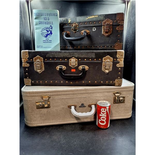 Vintage Suitcases & Ventriloquism in a Nutshell Book