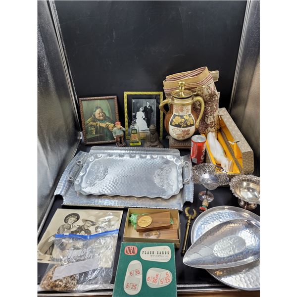 Vintage Photographs, Serveware, Curtain, & Decor