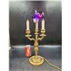 Image 1 : Brass Candlestick Lamp