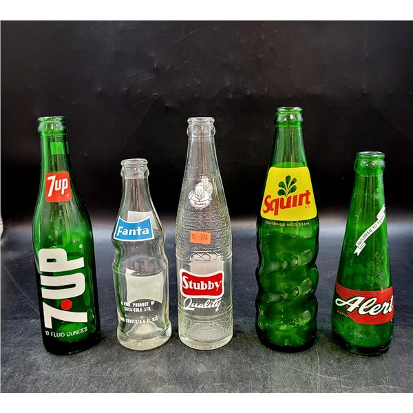 Vintage Glass Pop Bottles