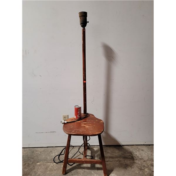 Vintage Maple Lamp/Side Table