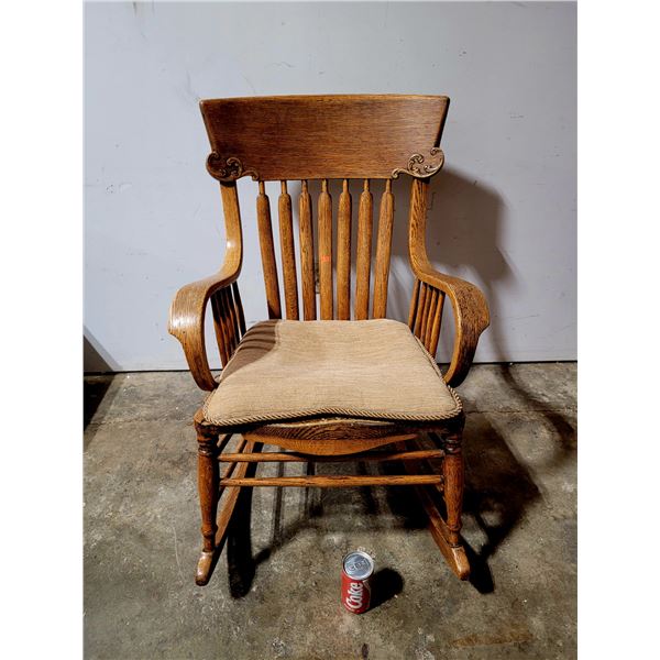 Antique Oak Rocking Chair