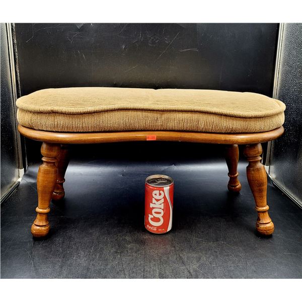 MCM Maple Kidney Foot Stool