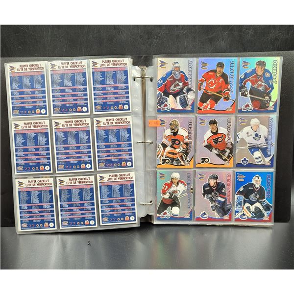 Binder of Vintage Hockey Cards