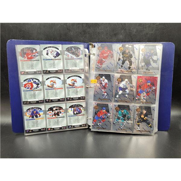 Binder of Vintage Hockey Cards