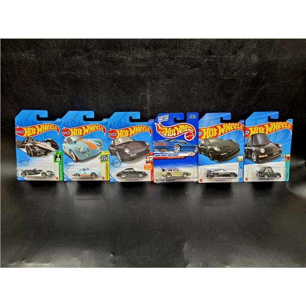 6 Sealed Porsche Hot Wheels