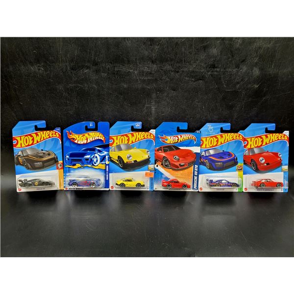 6 Sealed Porsche Hot Wheels