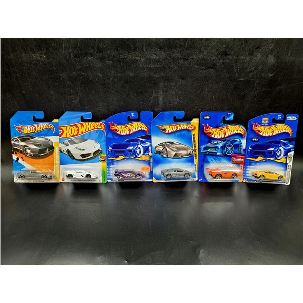 6 Sealed Lamborghini Hot Wheels