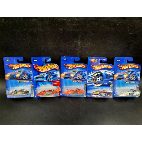 5 Sealed Rebel Ride Hot Wheels
