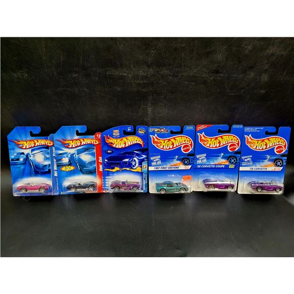 6 Sealed Corvette Hot Wheels