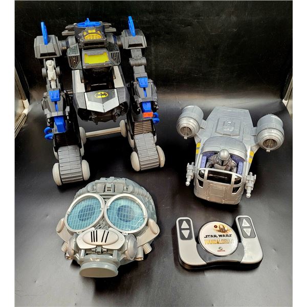 Star Wars and Batman Toy Vehicles