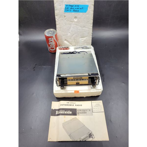 NOS Riverside AM Lift-out Car Stereo