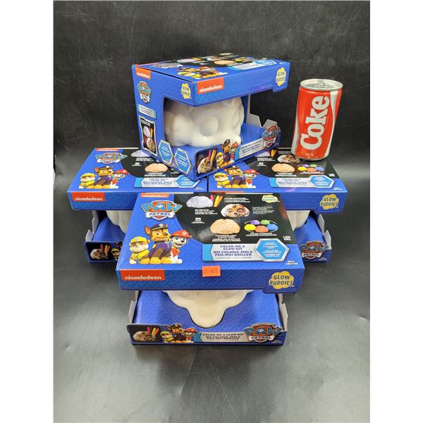 4 New Paw Patrol Color Glow Kits