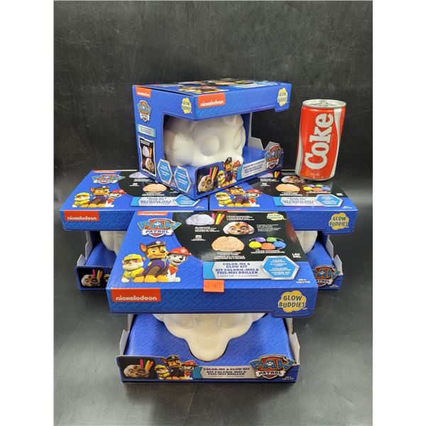 4 New Paw Patrol Color Glow Kits