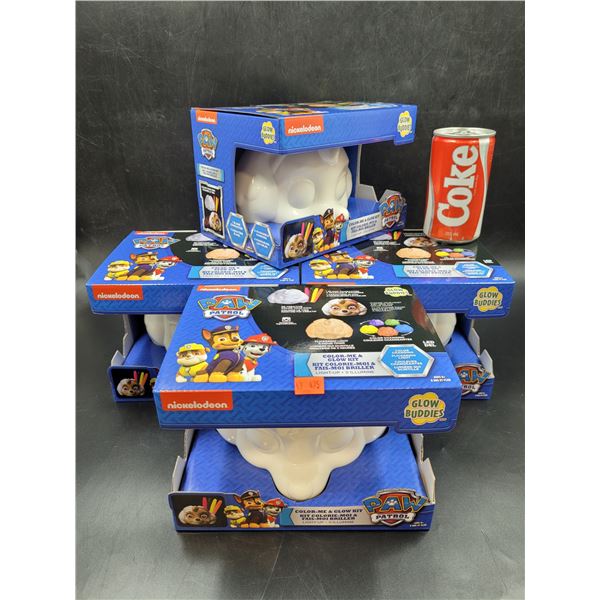 4 New Paw Patrol Color Glow Kits