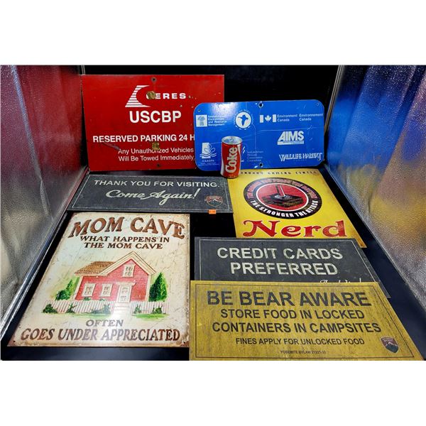 4 Metal Signs and 3 Plastic Signs from "The Good Doctor" TV Show