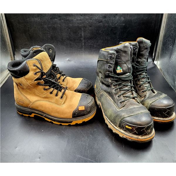 2 Pairs of Work Boots Size 11