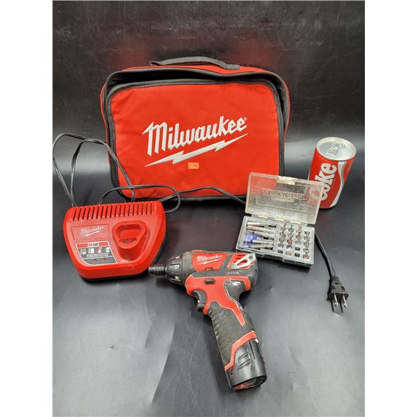 Milwaukee Impact Drill/Battery & Charger with Case