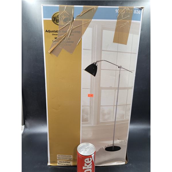 Hampton Bay Chrome and Black Lamp