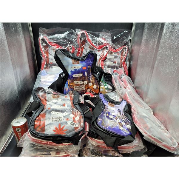 Approximately 40 Guitar/Rock n Roll Handbags