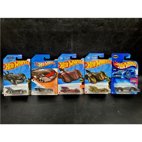 5 Sealed Batman Hot Wheels