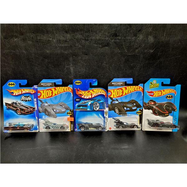 5 Sealed Batman Hot Wheels